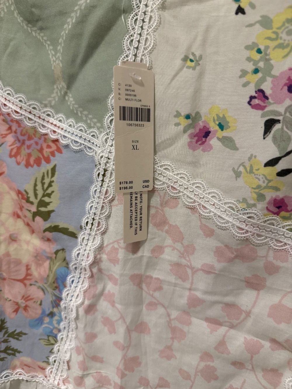 Maeve Drop-Waist Lace-Trim Mini Dress - Picture 5 of 6